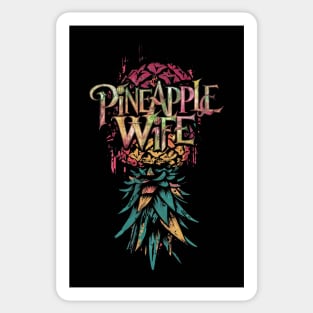 Pineapple Wife Swinger Wife Upside-down Pineapple Sticker
